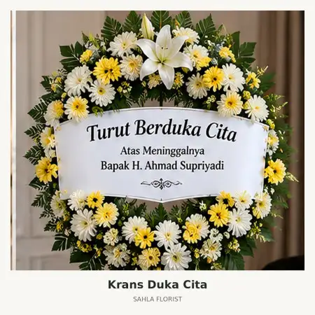 Krans Bunga Duka Teluk Betung